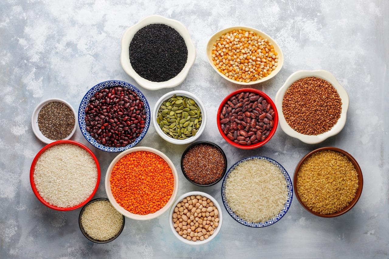 Soaked seeds and nuts ready to eat for better digestion