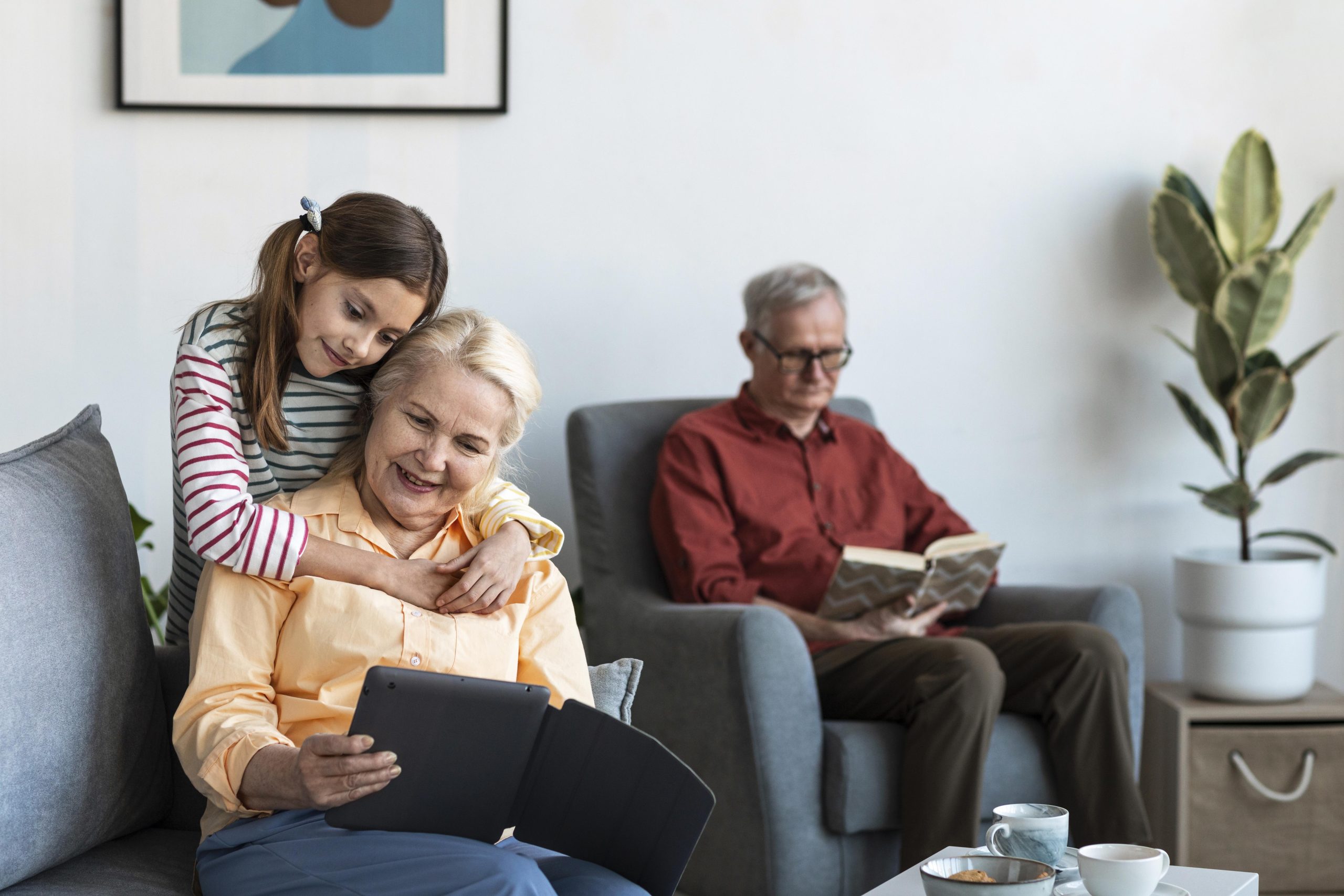 senior wellness with healthy nutrition food and lifestyle habits